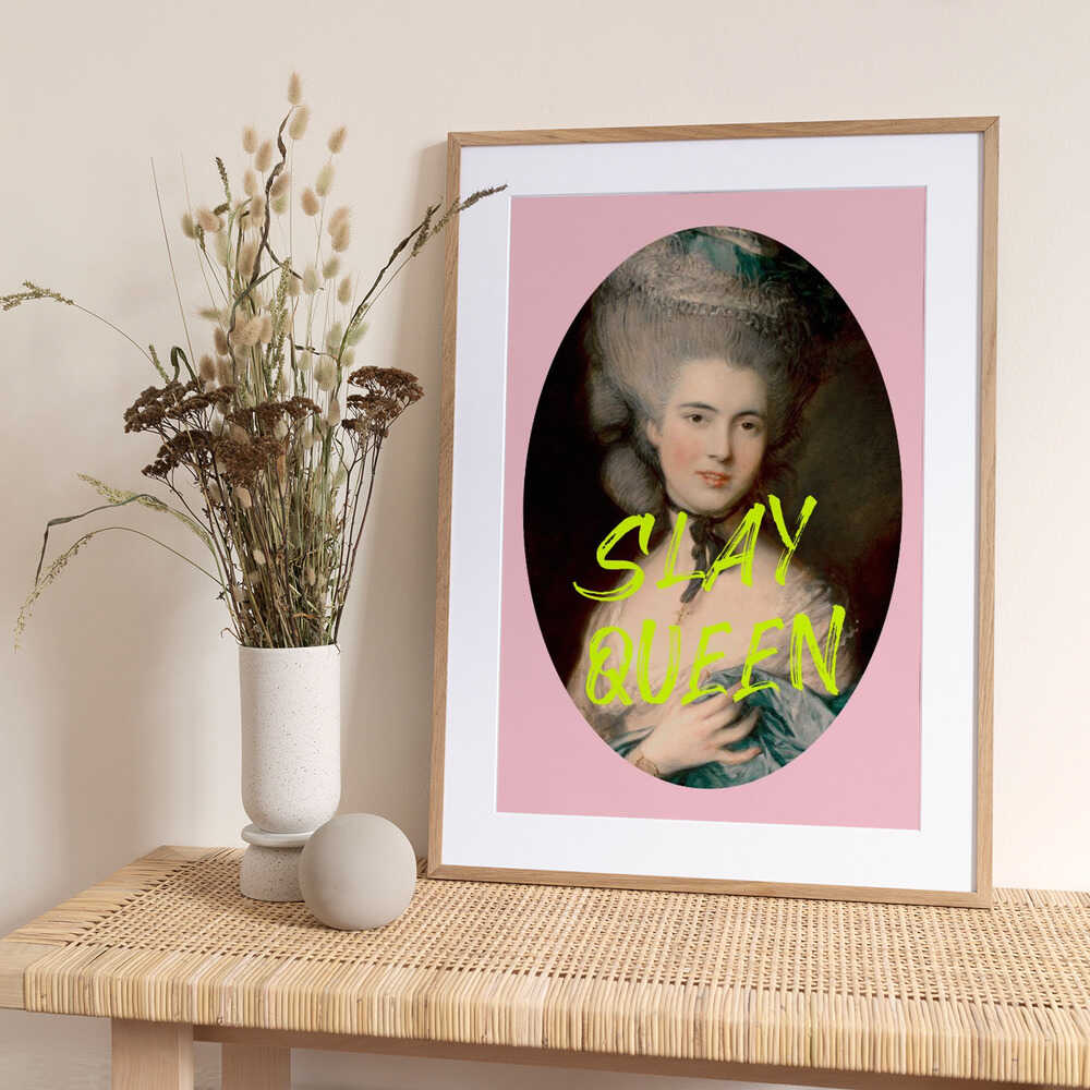 Slayqueen5 Ratioiso - Art Print by Talitha McQueen