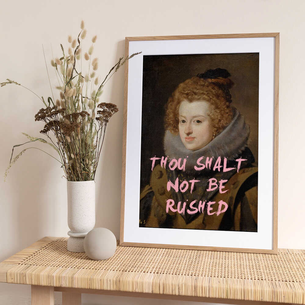 Shaltnotberushed Ratioiso - Art Print by Talitha McQueen