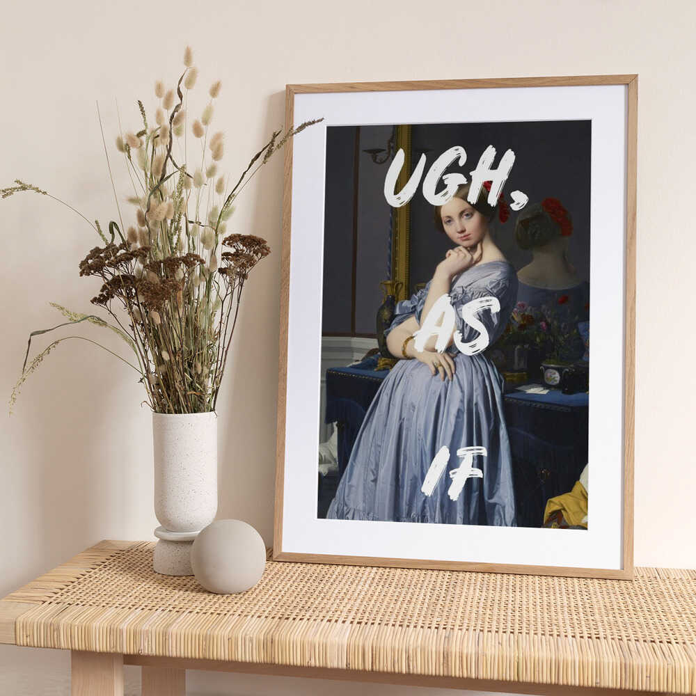 Ughasifwhite Ratioiso - Art Print by Talitha McQueen