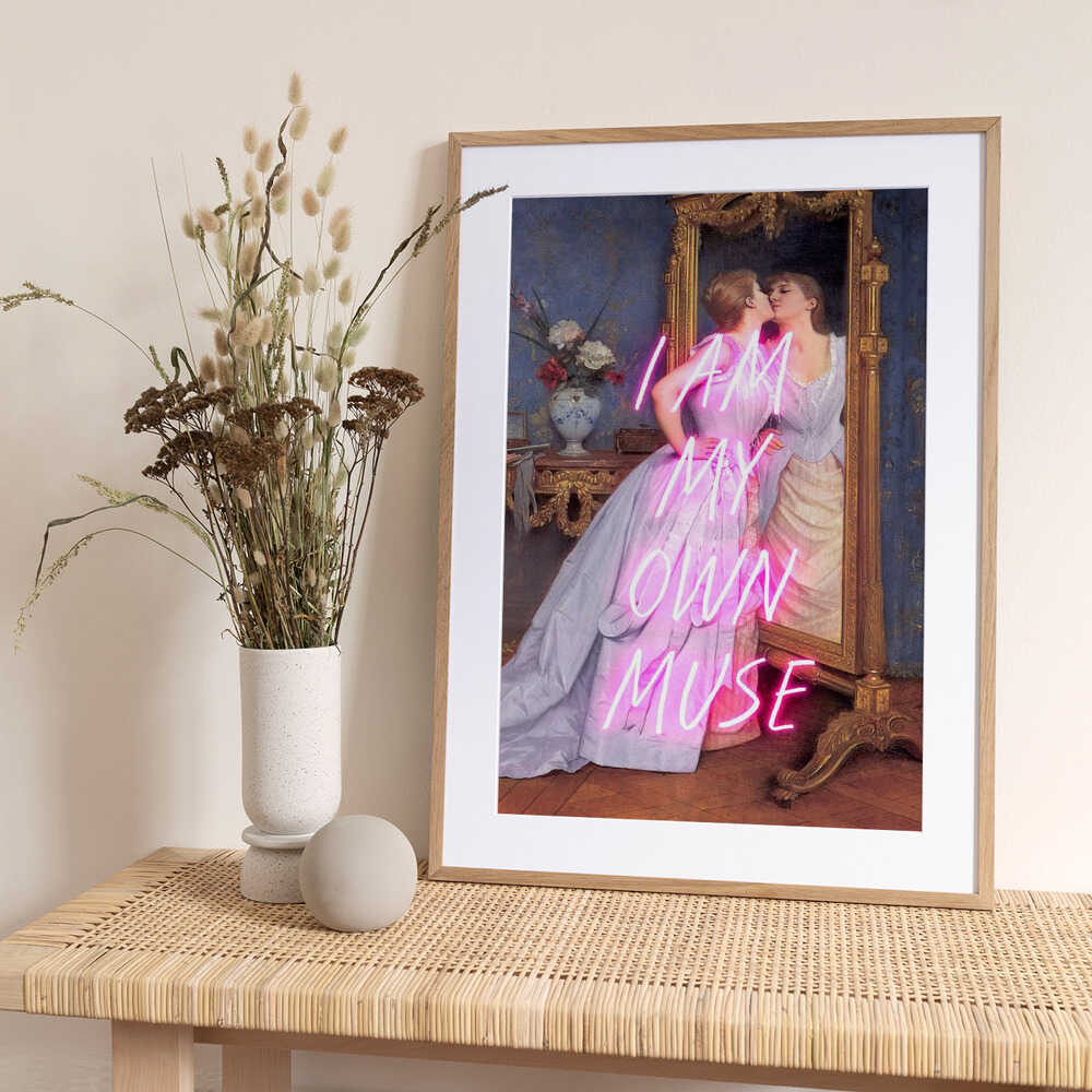 Neonmuse Ratioiso - Art Print by Talitha McQueen