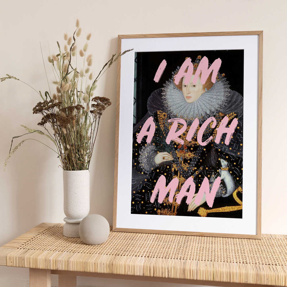 Queenelizabethrichman2 Ratioiso - Art Print by Talitha McQueen