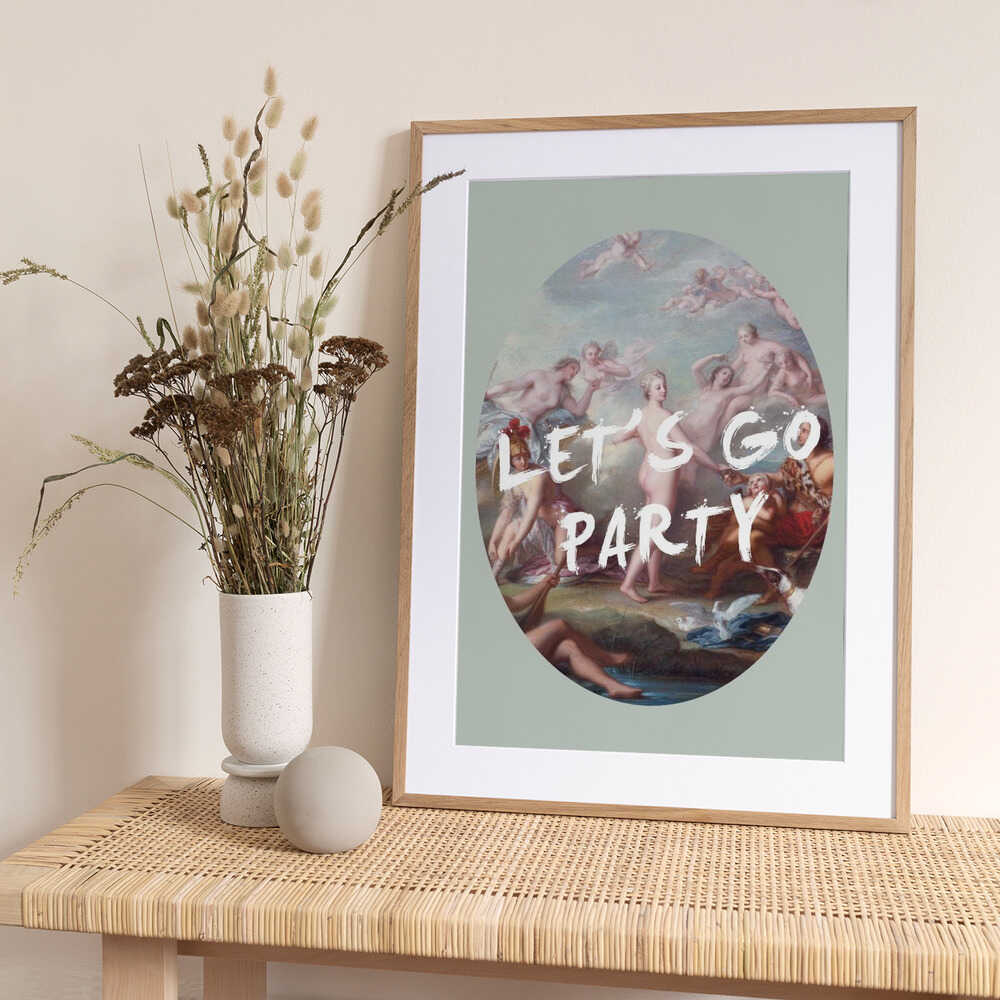 Letsgoparty3 Ratioiso - Art Print by Talitha McQueen