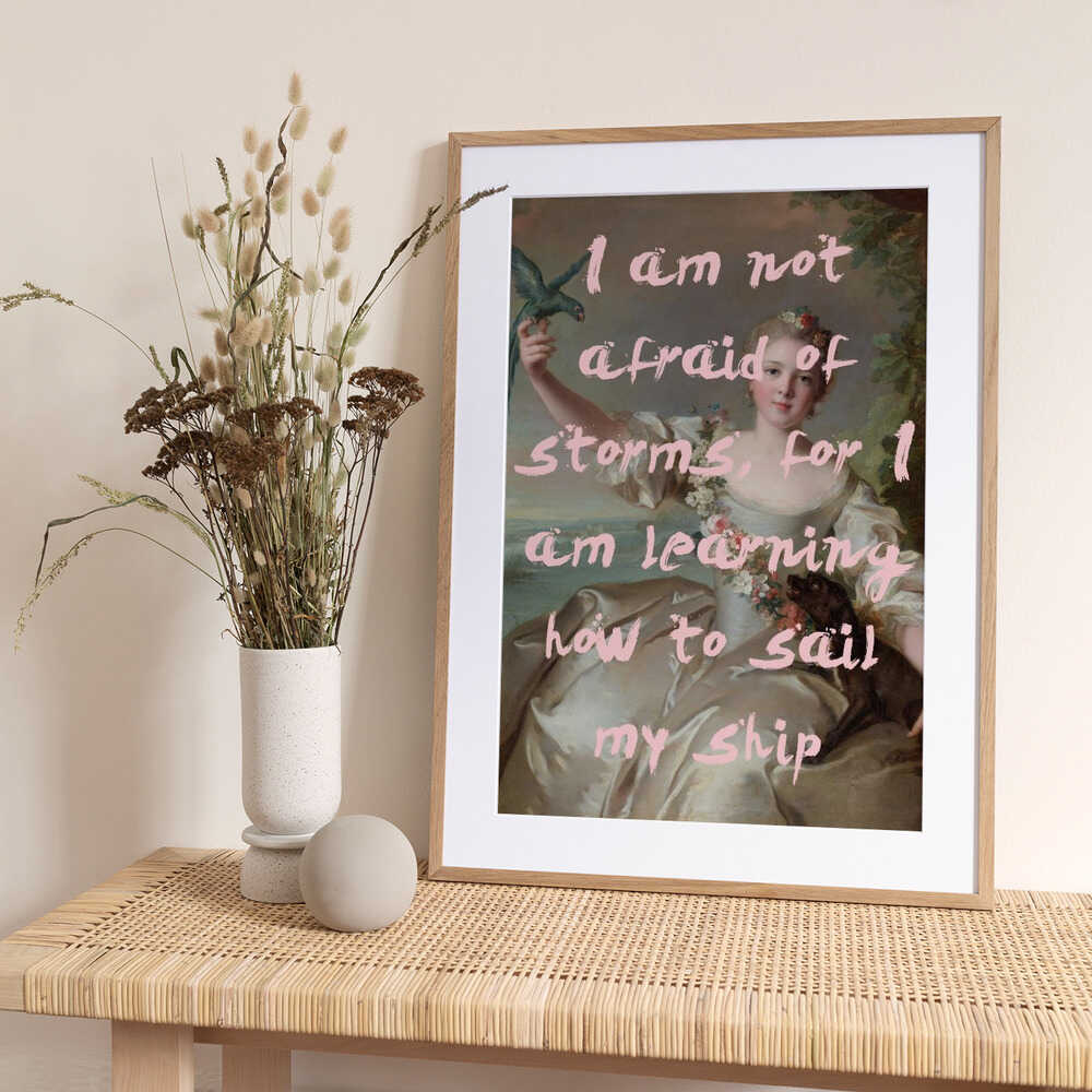 Sailmyship Ratioiso - Art Print by Talitha McQueen