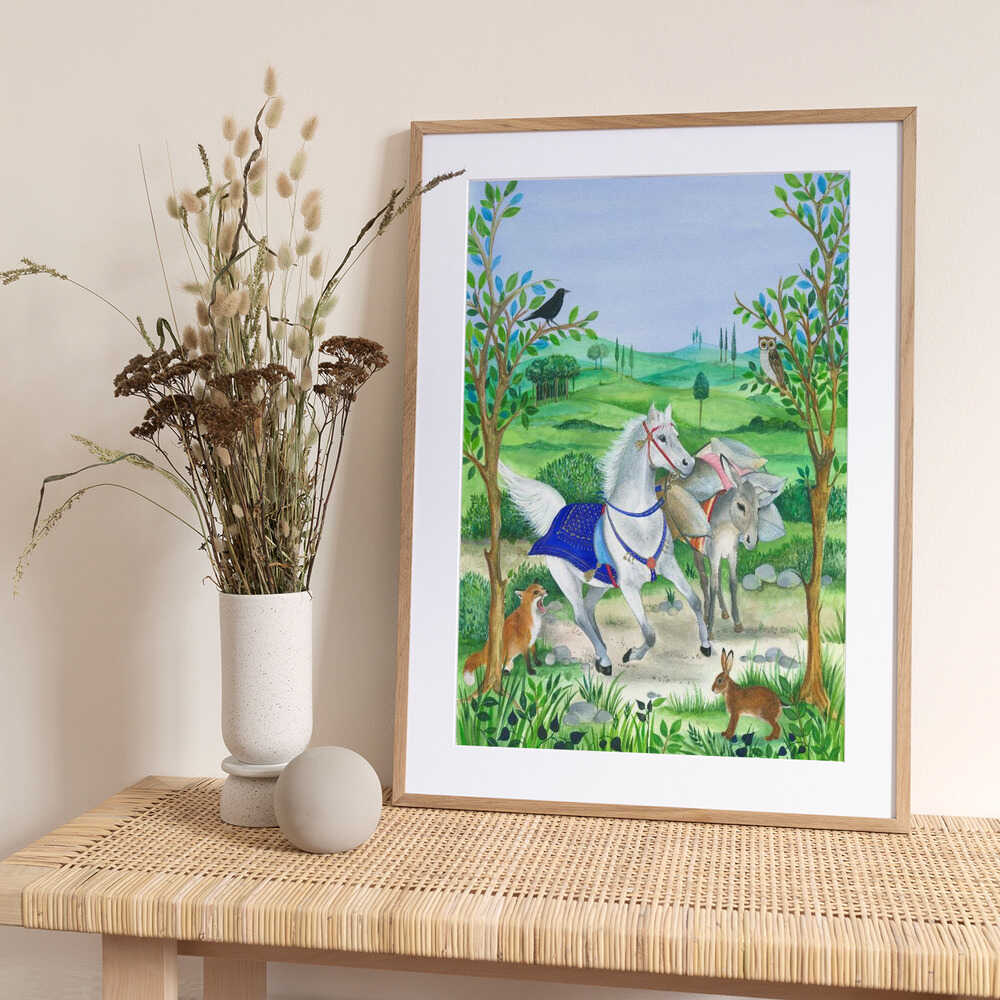 The Harmony Of Nature And Animal Life, - Art Print by Isabelle Brent