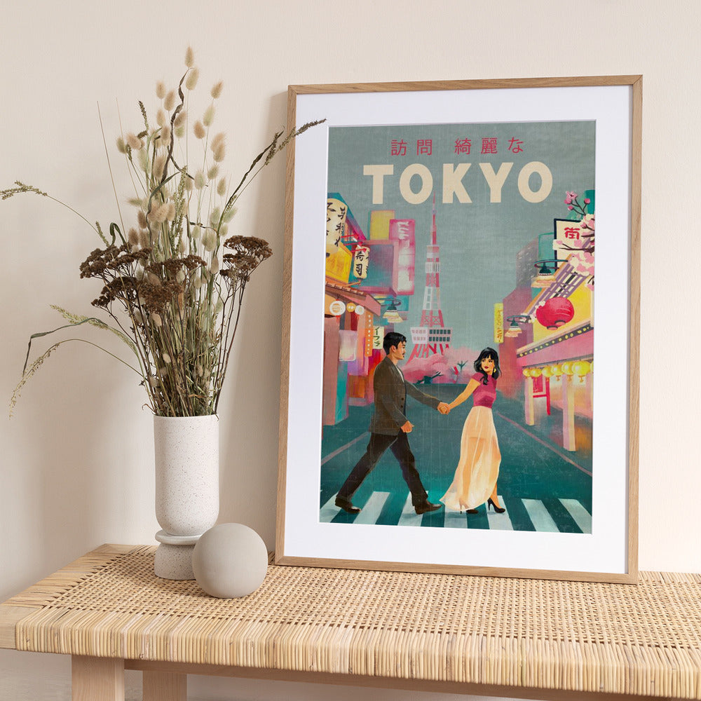 Tokyo Japan Travel Art - Art Print by The Whiskey Ginger