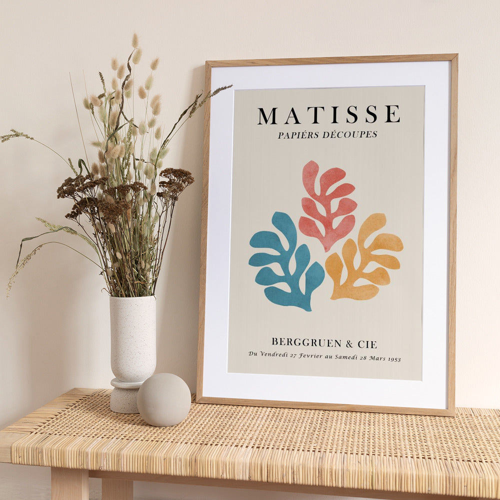 Matisse floral poster 3 - Art Exhibition Print by Vitor Costa
