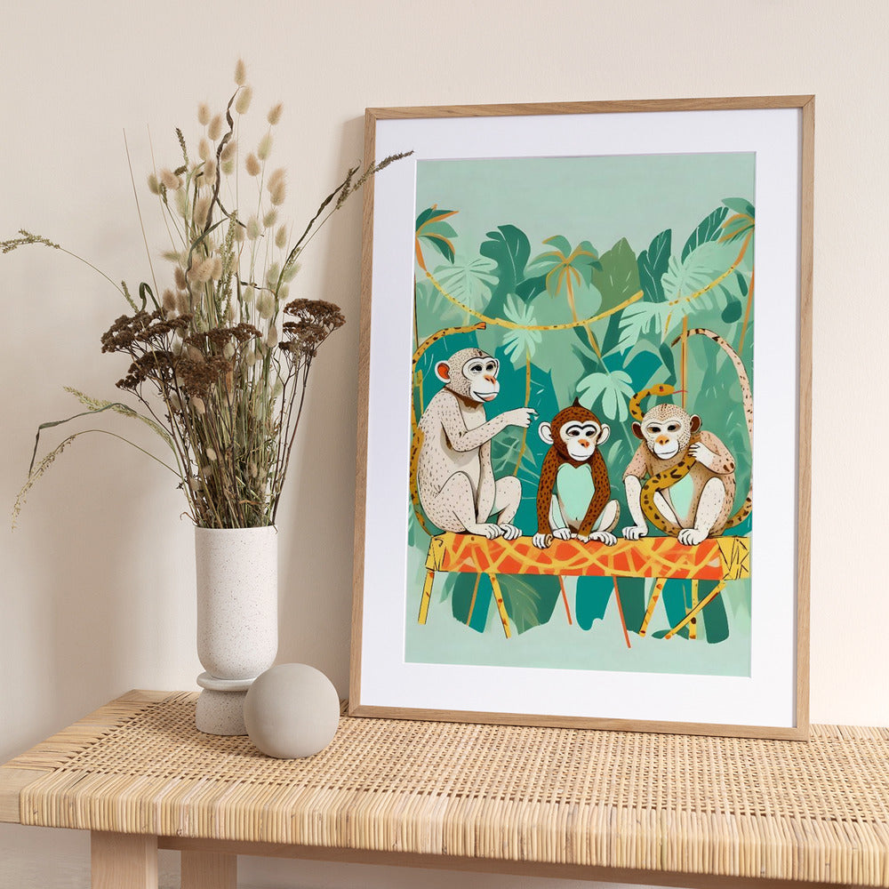 Play Date - Art Print by Uma Gokhale