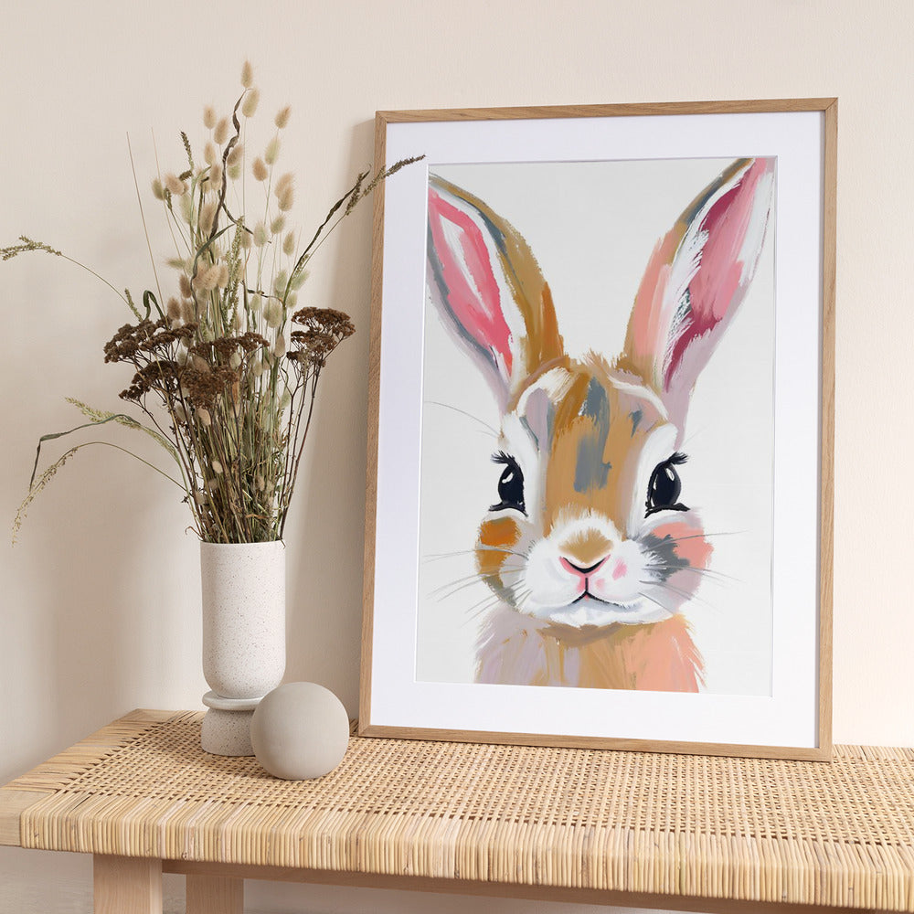 Bunny - Art Print by Ohkimiko