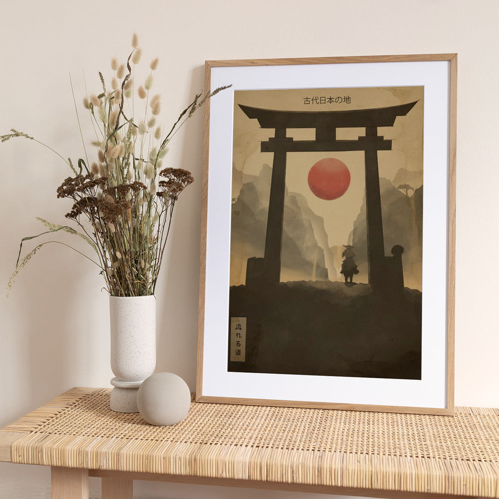 Flowing Path - Art Print by Fadil Roze