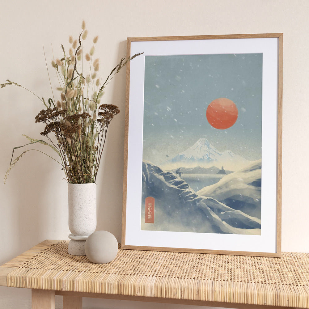 Shadows In the Snow - Art Print by Fadil Roze