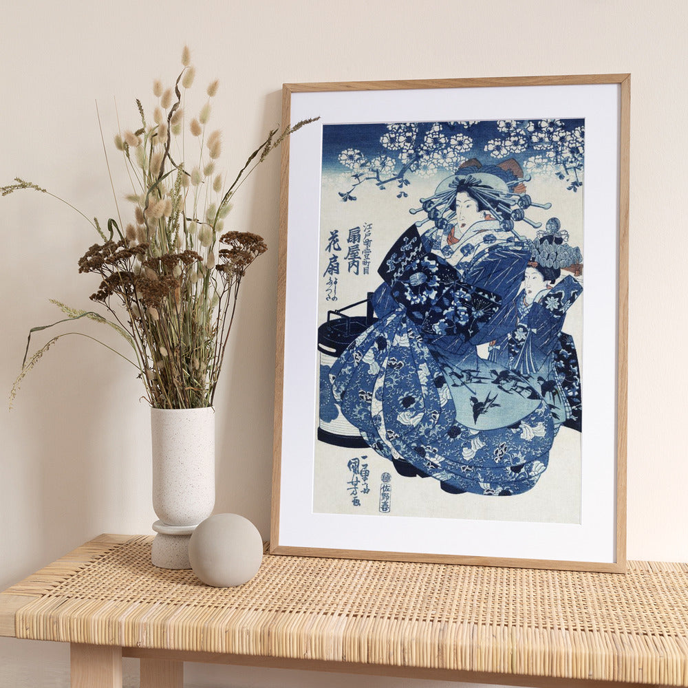 Japanese Woman (1798 1861) - Art Print by Utagawa Kuniyoshi