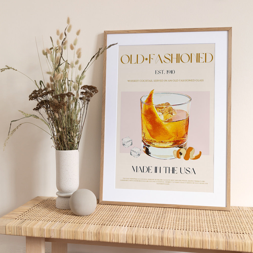 Classic Cocktail Charm - Art Print by Nazma Khokhar