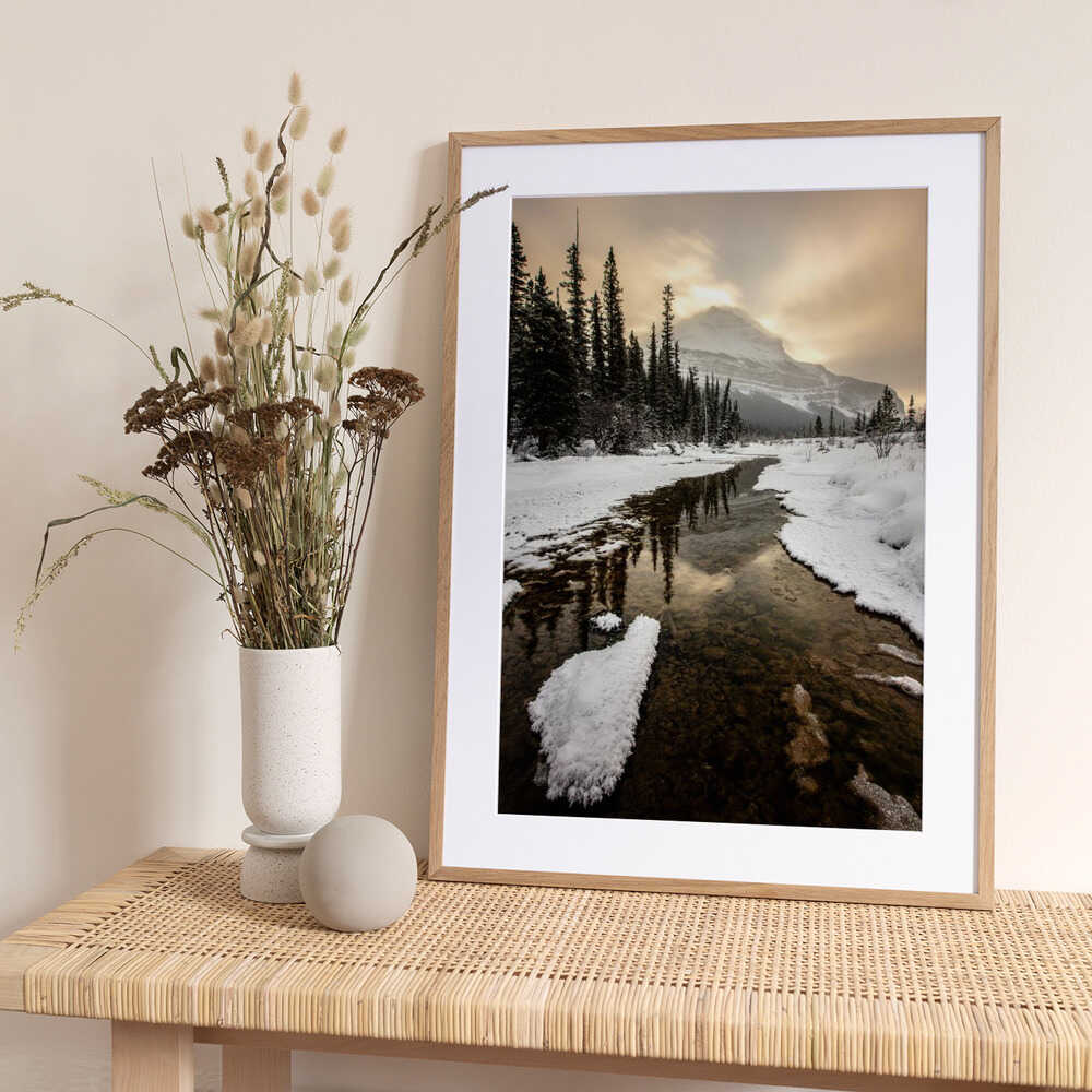 Dawn of Winter - Art Print by April Xie