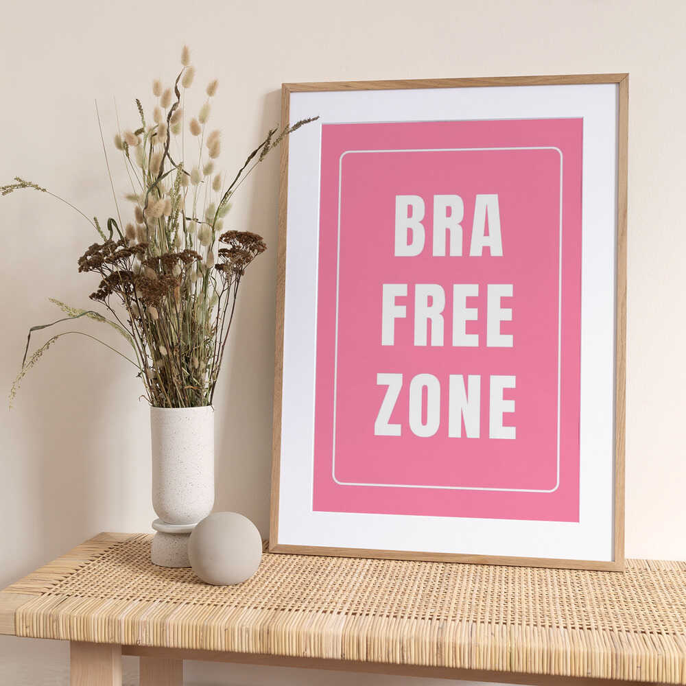 Freedom Zone Sign - Art Print by Athene Fritsch