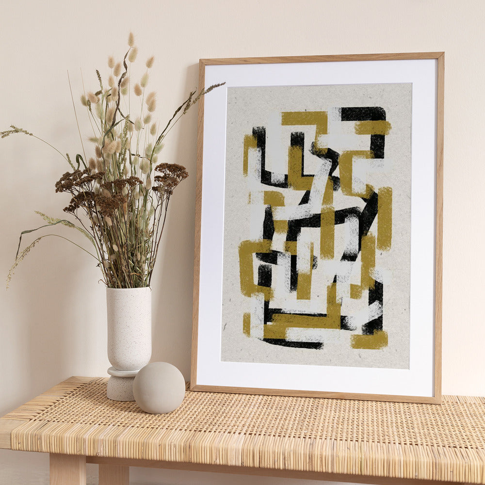 Abstract Pathways - Art Print by THE MIUUS STUDIO