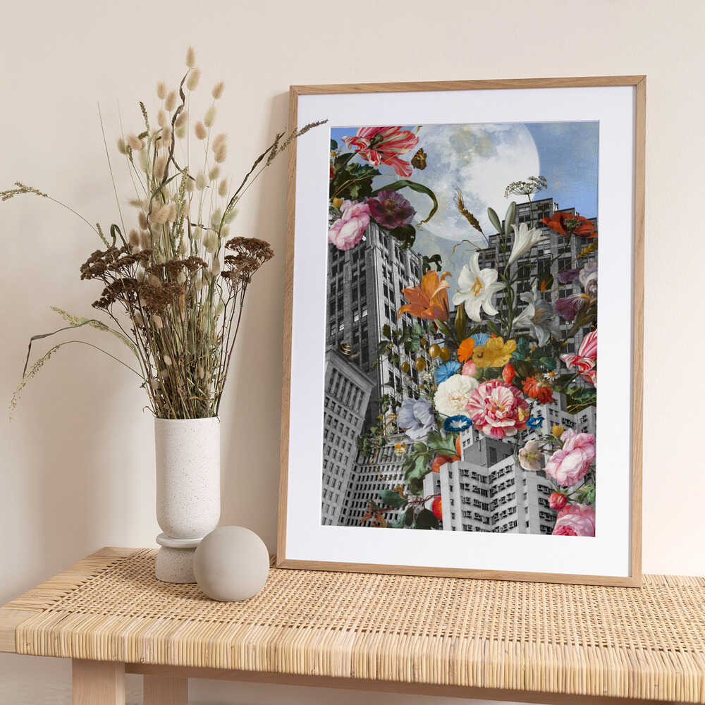 A Big City Still Life - Art Print by Marja van den Hurk
