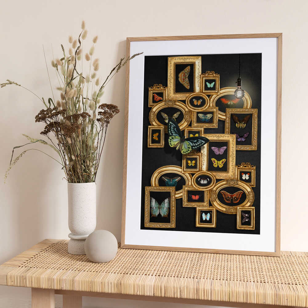 A Collection Of Butterflies - Art Print by Marja van den Hurk