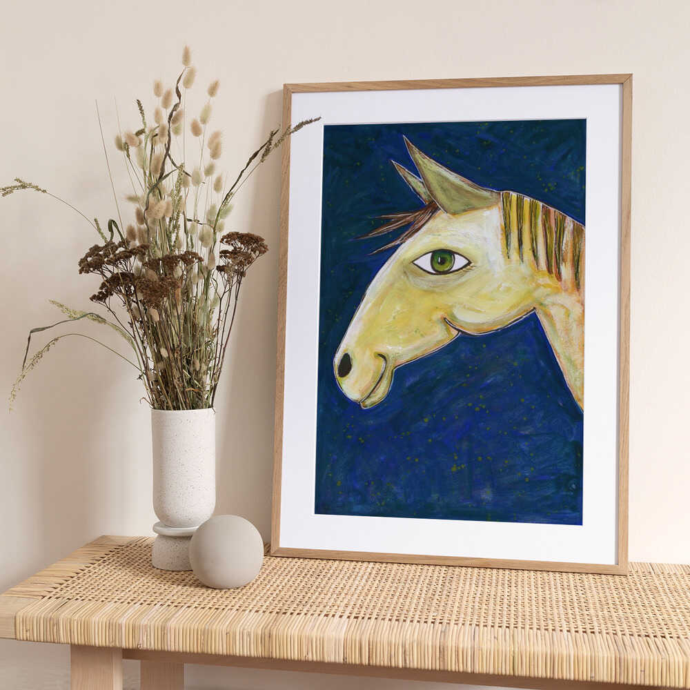 Dreaming of Horses - Art Print by Sharyn Bursic