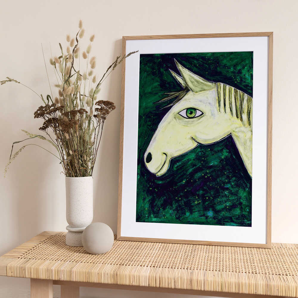 Dreaming of Horses - Art Print by Sharyn Bursic