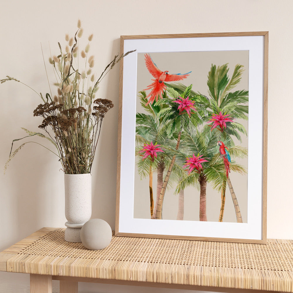 Tropical Harmony - Art Print by Elizabeth C