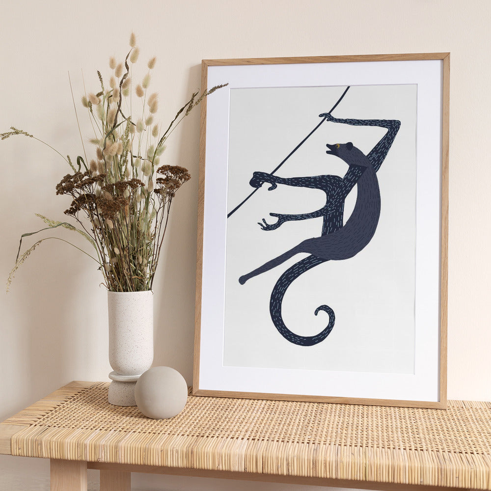 Swinging Silhouette - Art Print by Nicholas