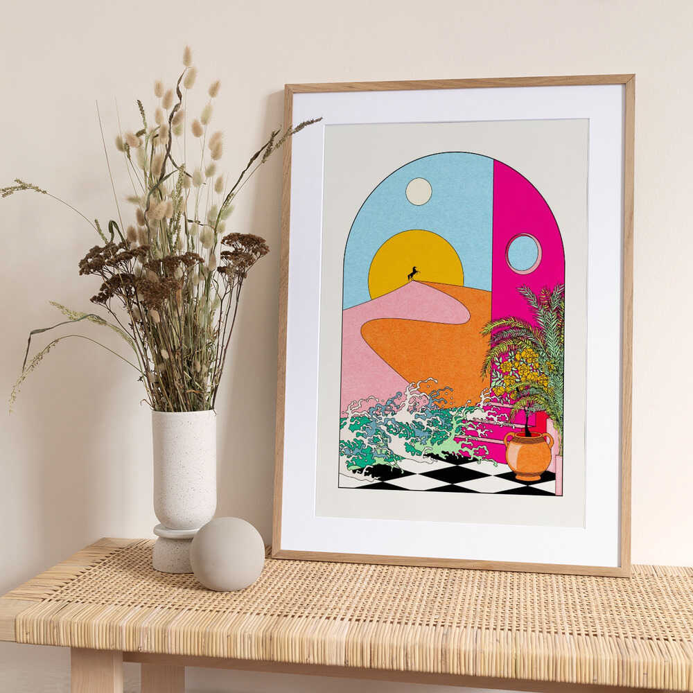 Brighter Days Ahead - Art Print by OMG Kitty