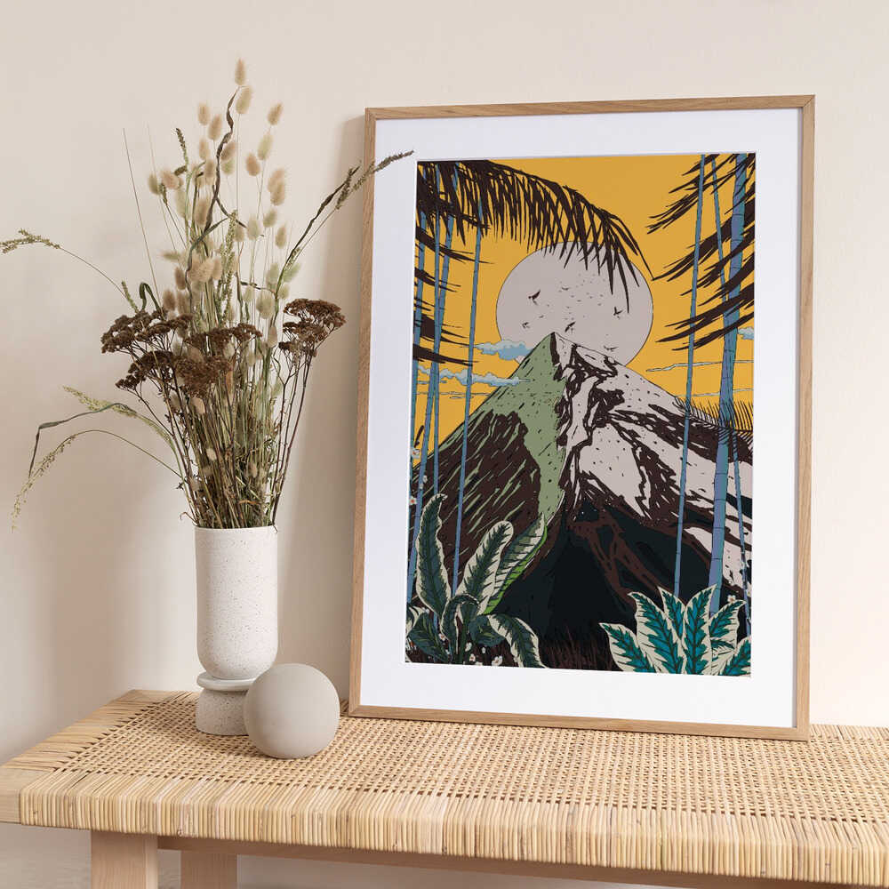 Mountain Landscape - Art Print by Nicholas