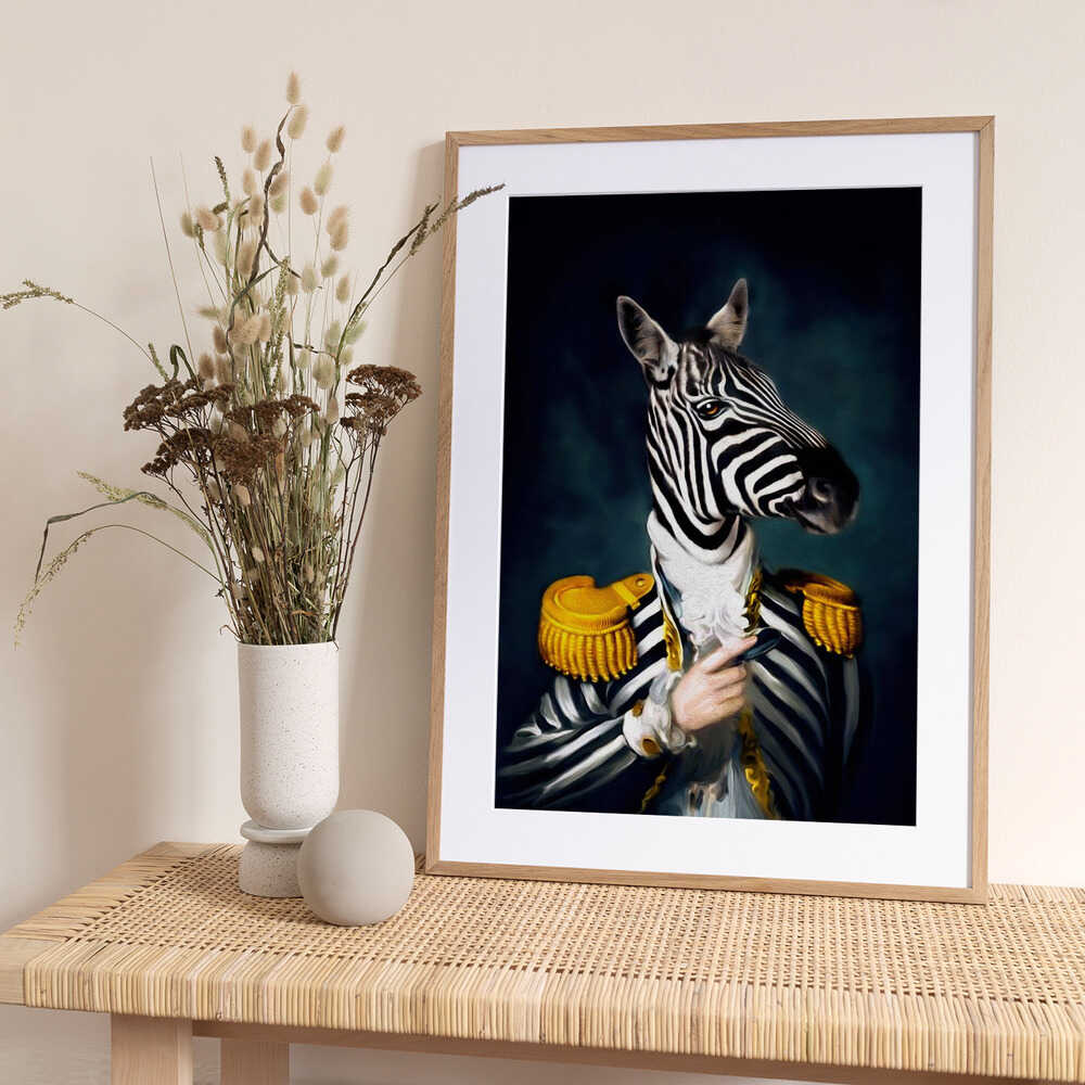 Mr stripe - Art Print by Tein Lucasson