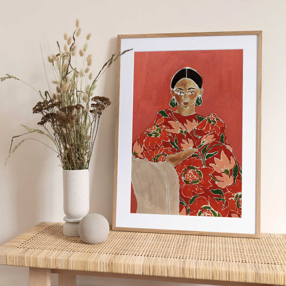 Mother - Art Print by Rushati Chowdhury