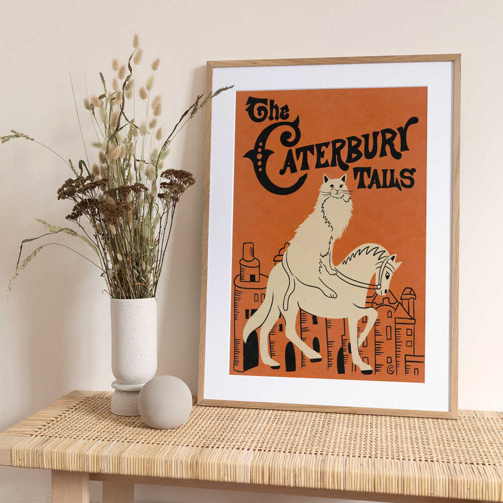 The Caterbury Tails - Art Print by Carrie Cantwell