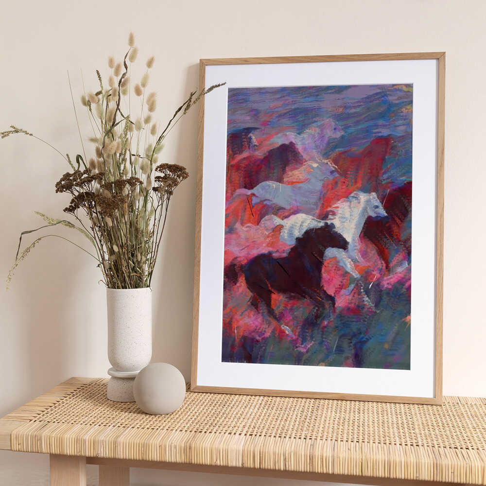 Wild Radiance - Art Print by Uma Gokhale