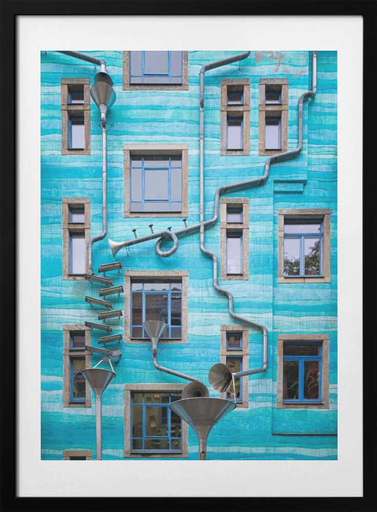 Art in the backyard - Photo Art Print by Peter Pfeiffer