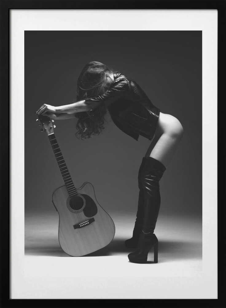 guitar - Photo Art Print by Leonid Markachev