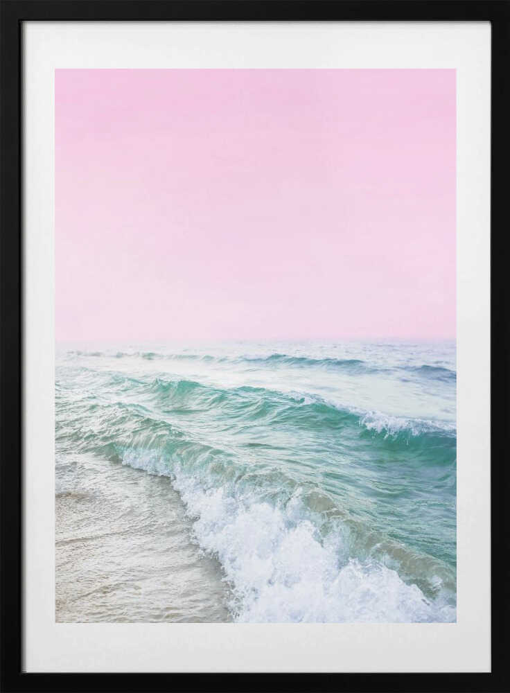 Pink Sky Beach - Art Print by Kathrin Pienaar