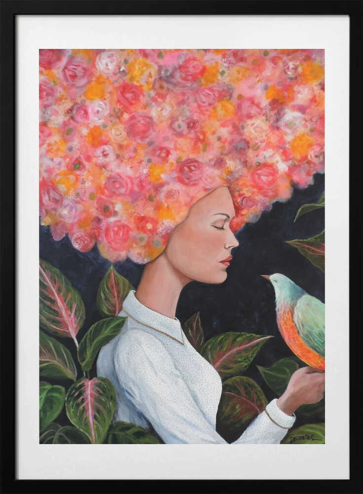 Quand L'eleve Est Pret, Le Maitre Apparait - Art Print by Sylvie Demers