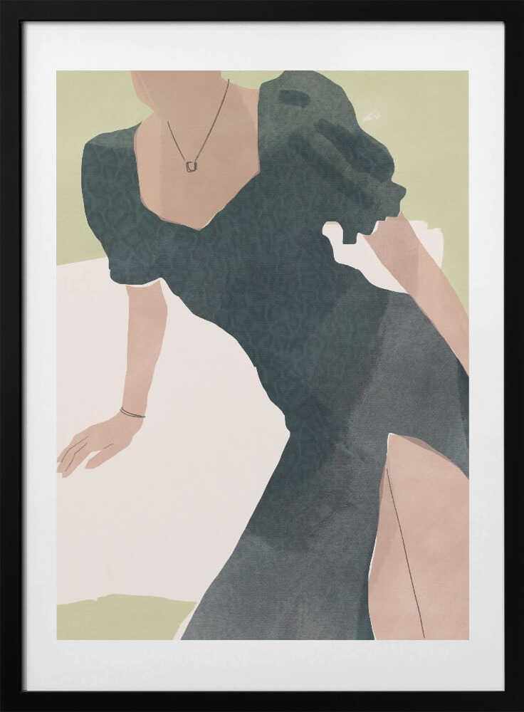 Sunny Leopard Figurative - Art Print by Little Dean