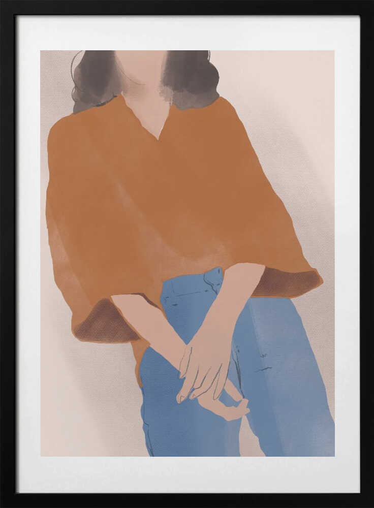 Casual Elegance - Art Print by Little Dean