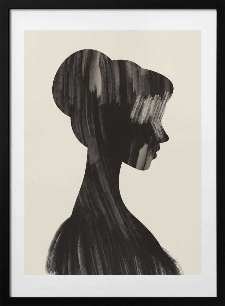 Monochrome Silhouette - Art Print by Little Dean