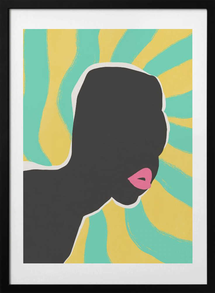 Anonymous Portrait In Summer - Art Print by Little Dean