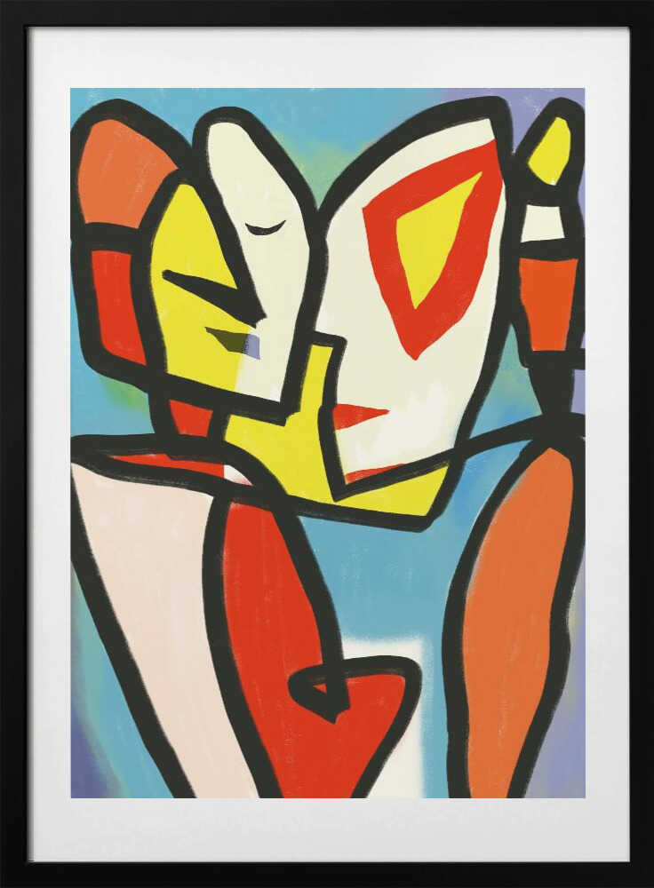 Caress lover - Art Print by Little Dean