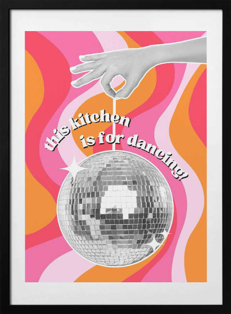 Disco Kitchen Vibes - Art Print by Athene Fritsch