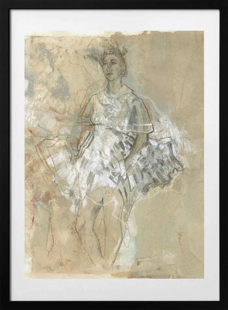 Ethereal Ballet Dancer - Art Print by Ute Rathmann