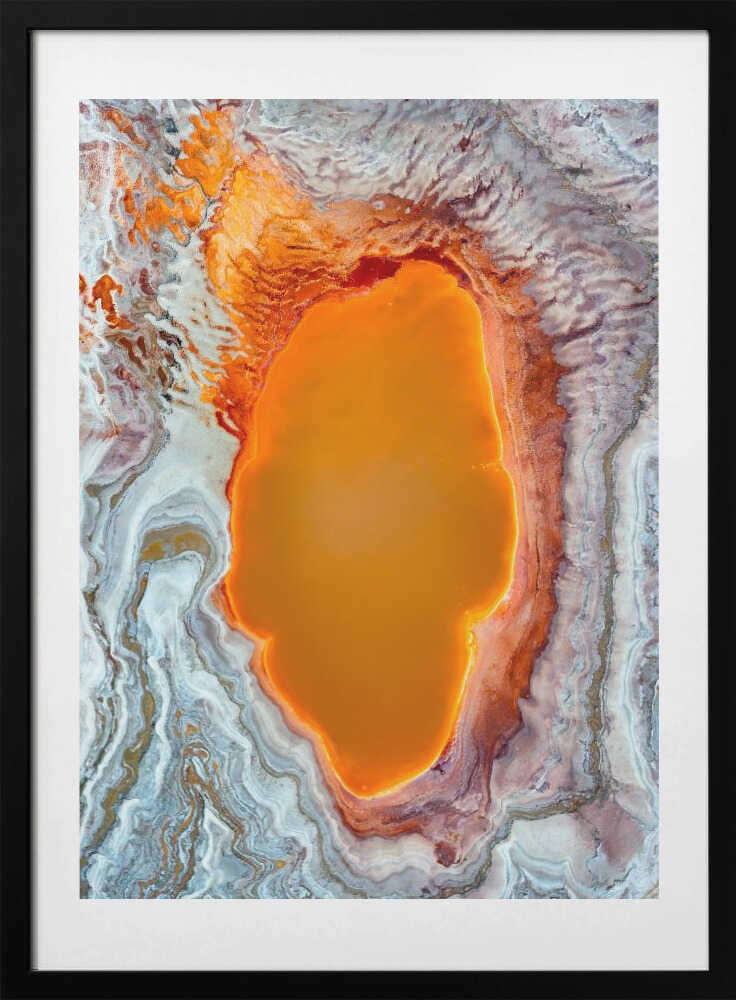 The golden lake - Art Print by Gilad Topaz