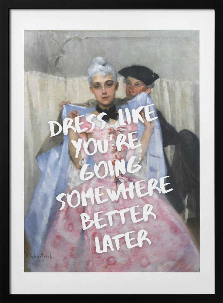 Dress for Success - Art Print by Athene Fritsch