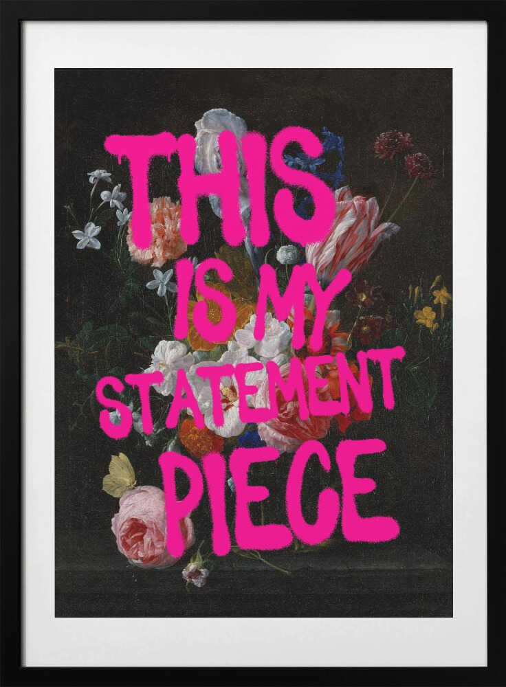 Bold Floral Statement - Art Print by Athene Fritsch