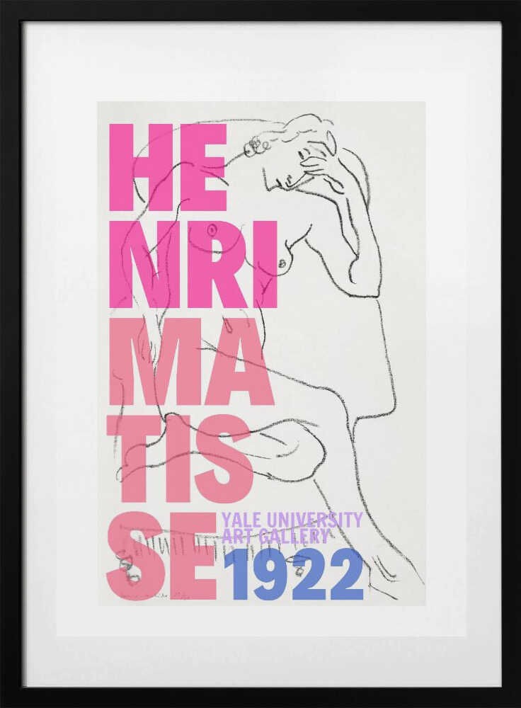 Elegant Line Sketch - Matisse Art Exhibition Print by Athene Fritsch