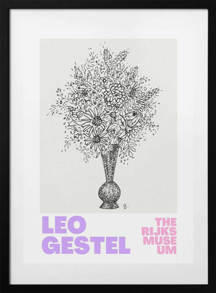 Elegant Flowers in a Vase - Art Exhibition Print by Athene Fritsch