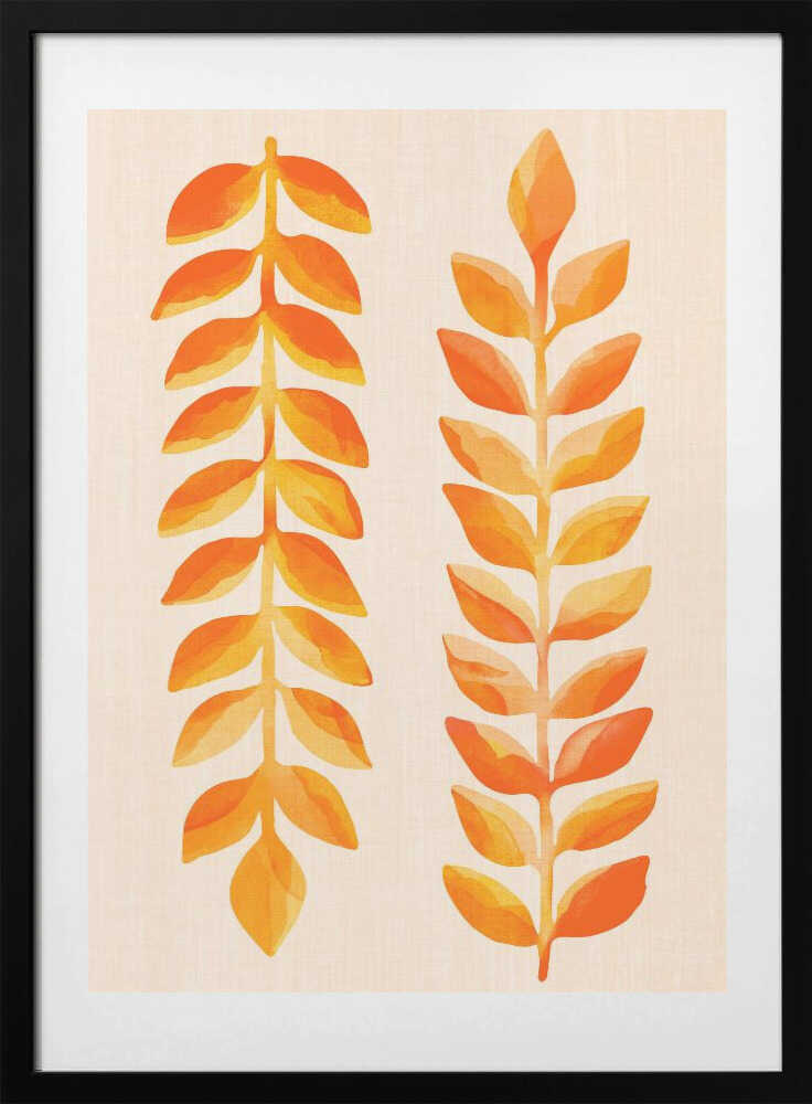 Autumn Leaf Dance - Art Print by Kristian Gallagher