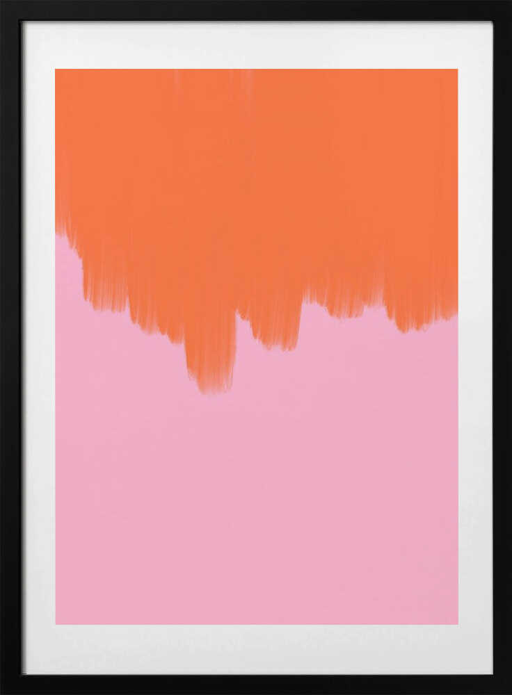 Orange Over Blossom - Art Print by Athene Fritsch