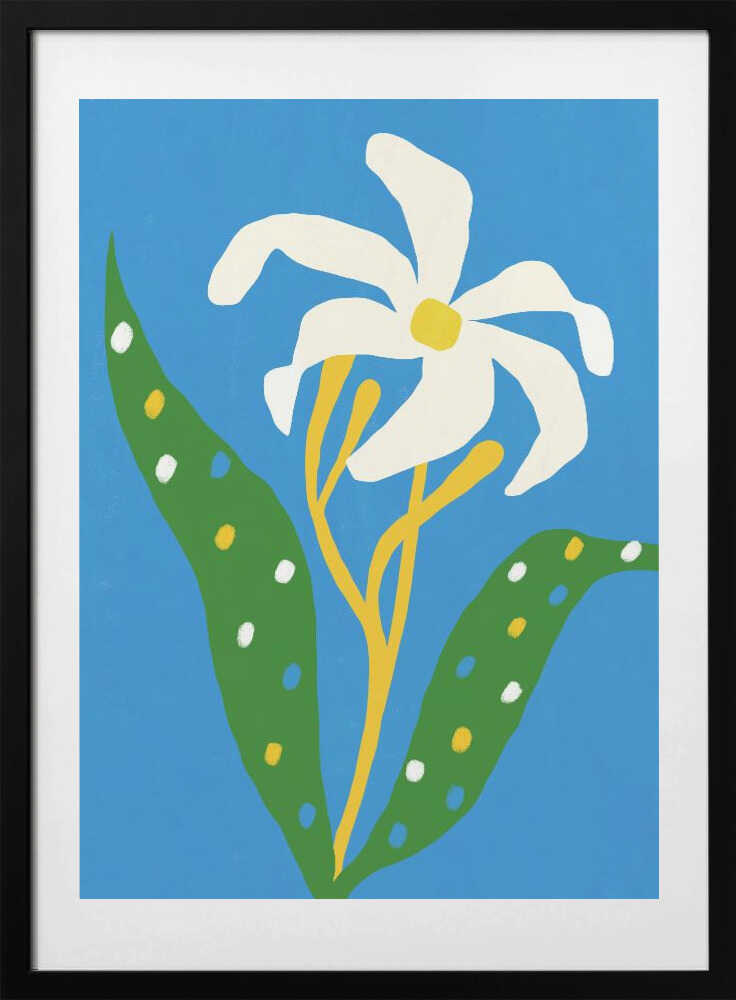 Bold Colors Bloom - Art Print by Little Dean